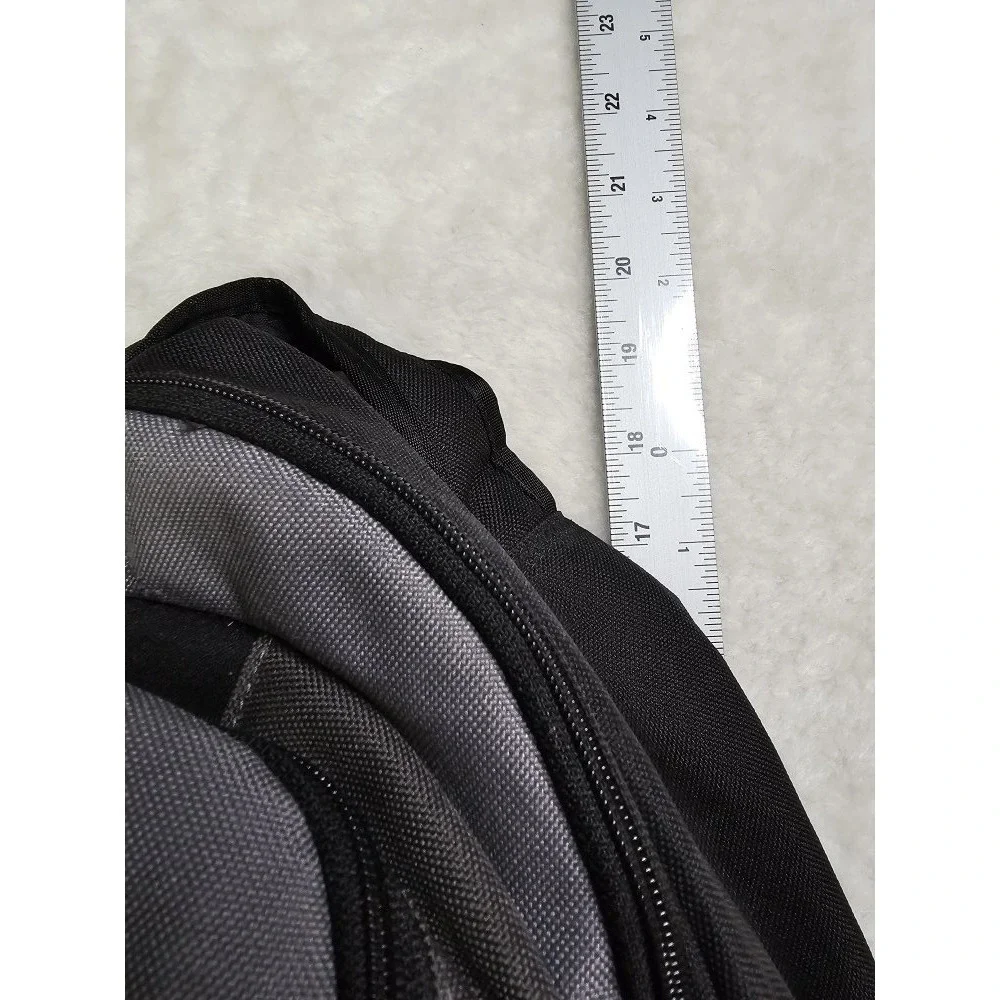 Nike Unisex Gray‎ Black Blue Nylon Backpack 2008 Gymbag Sports
